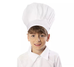 Weiße Kochmütze für Kinder