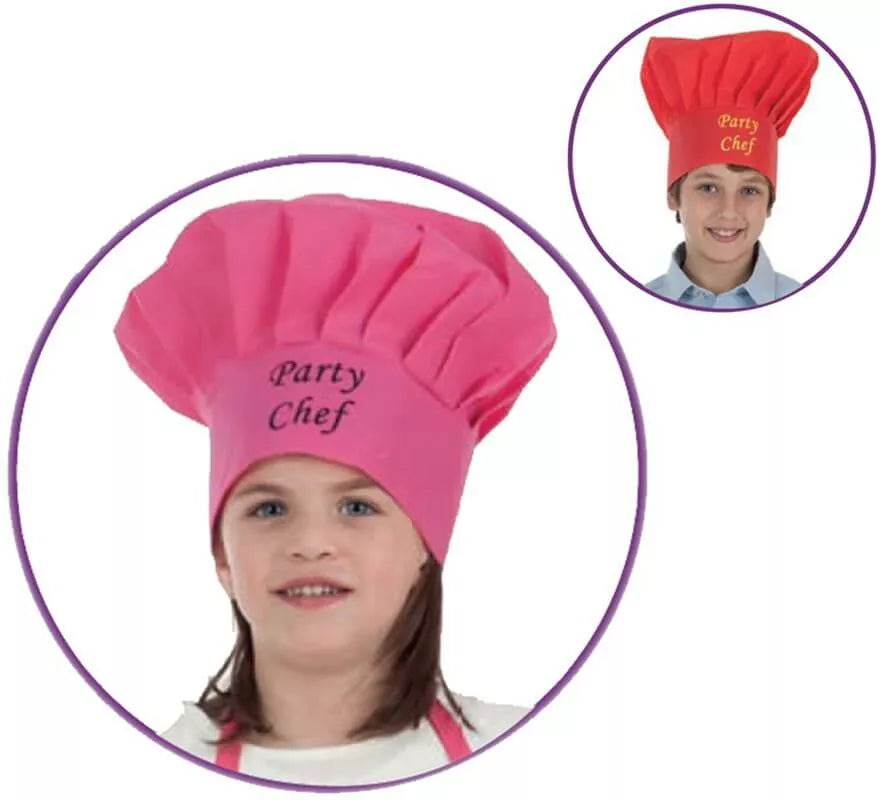Translation missing: de.Gorro de Cocinero para niños en colores surtidos