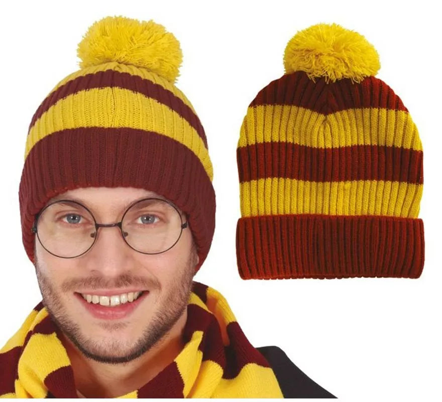 Gorro de Estudiante de Mago con Pompón
