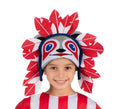 Gorro de Indi Atlético de Madrid rojo y blanco infantil