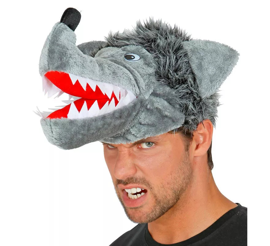 Translation missing: de.Gorro de Lobo Gris de 60 cm circunferencia