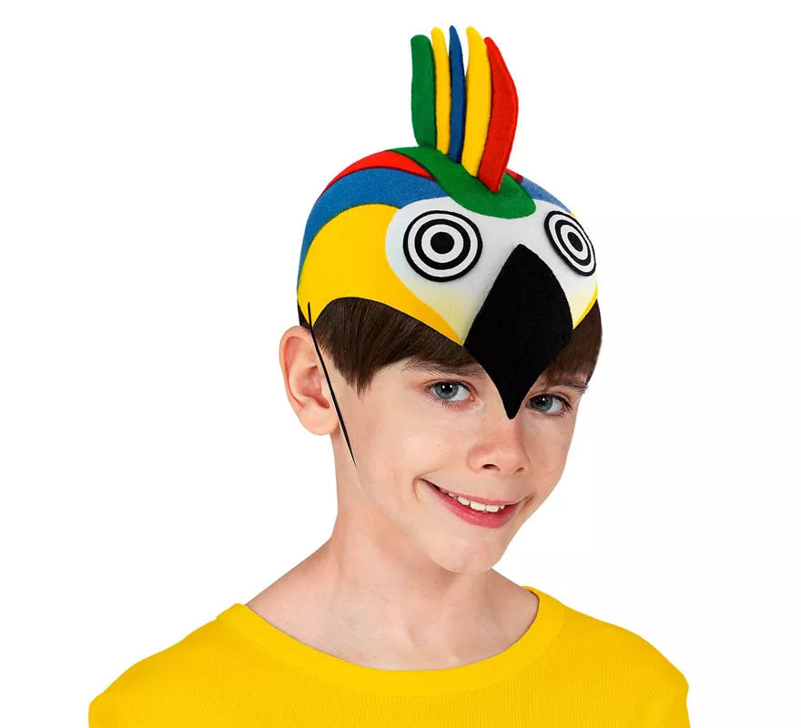 Translation missing: de.Gorro de Loro Colorido de Fieltro para niños