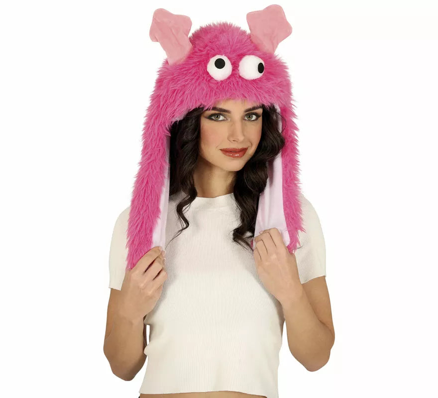 Translation missing: de.Gorro de Monstruito rosa adulto
