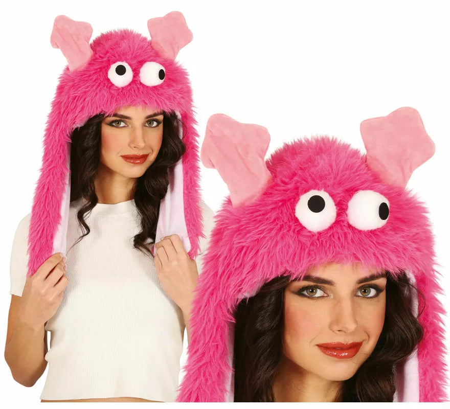 Translation missing: de.Gorro de Monstruito rosa adulto