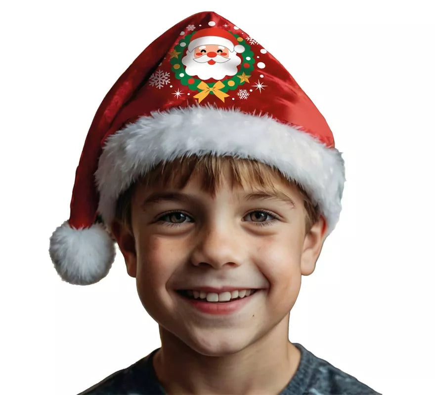 Translation missing: de.Gorro de Papá Noel con Purpurina rojo