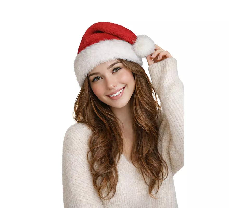 Translation missing: de.Gorro de Papá Noel de Terciopelo rojo