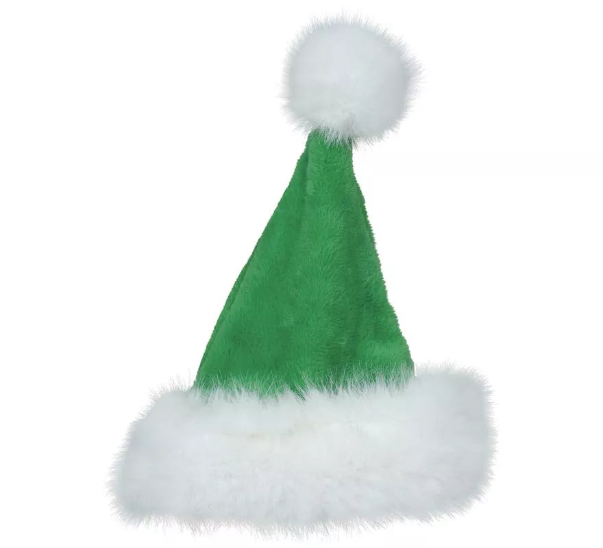 Translation missing: de.Gorro de Papá Noel de Terciopelo verde