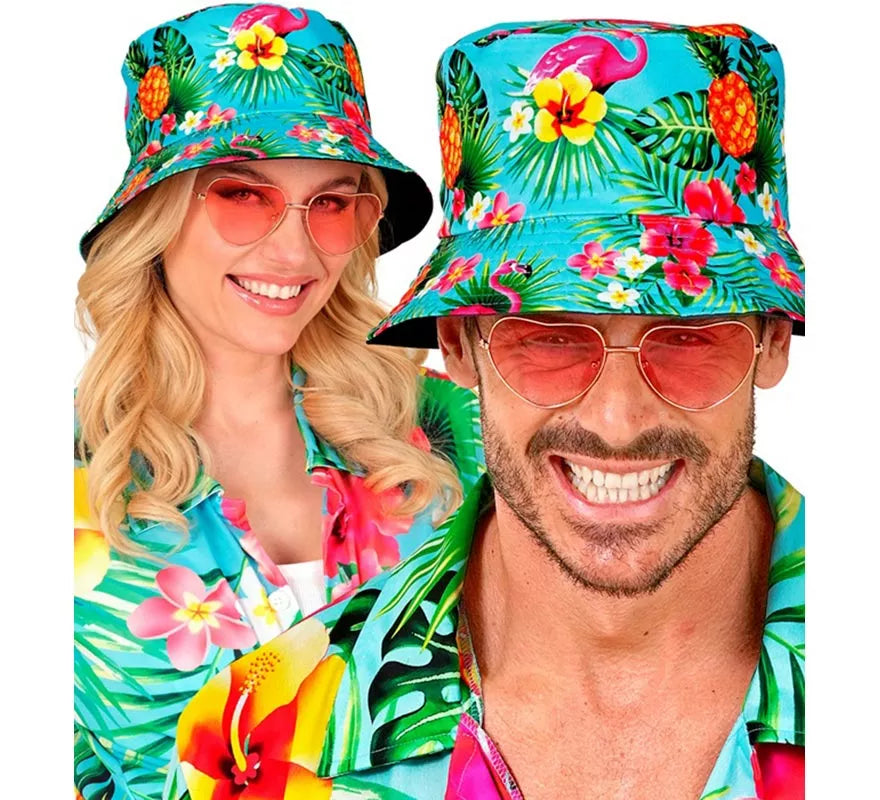 Gorro de Pescador Bucket Fiesta de Verano Tropical
