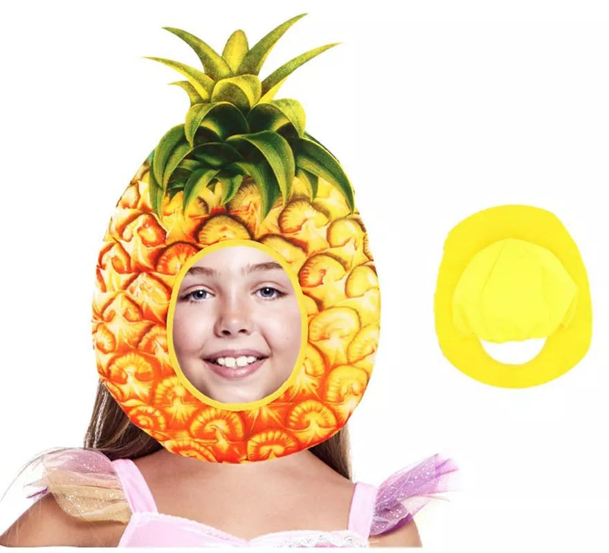 Gorro de Piña con hojas