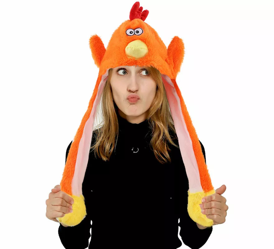Translation missing: de.Gorro de Pollo con Oreja Móviles y Luz