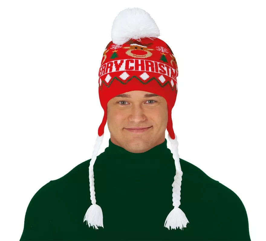 Translation missing: de.Gorro de Reno con Trenzas