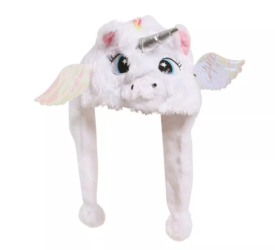 Translation missing: de.Gorro de Unicornio Blanco con alas