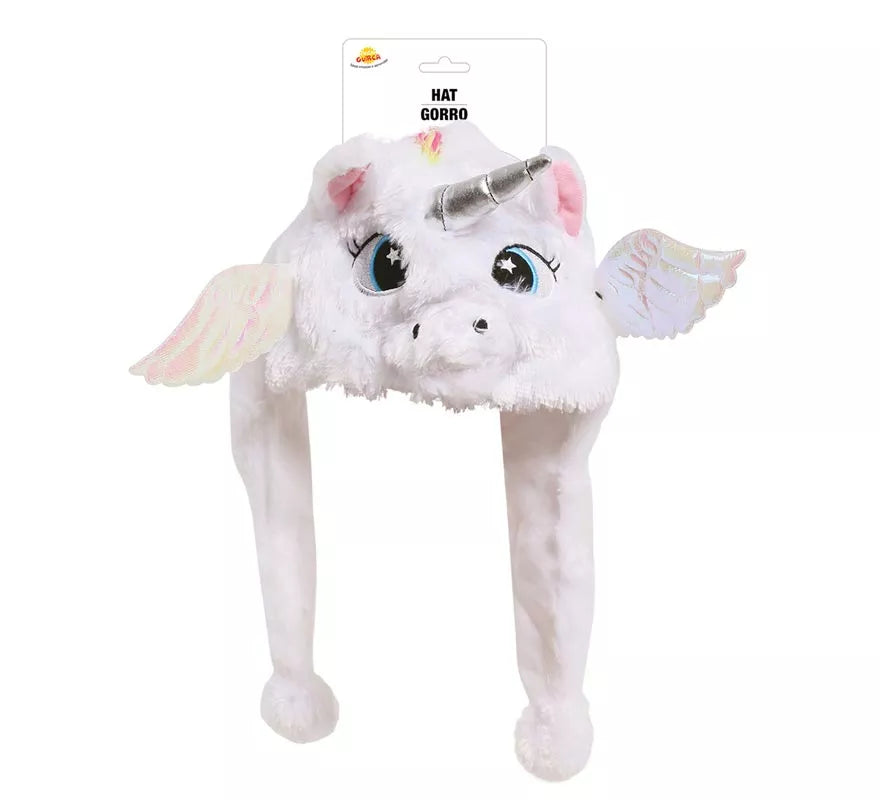 Translation missing: de.Gorro de Unicornio Blanco con alas