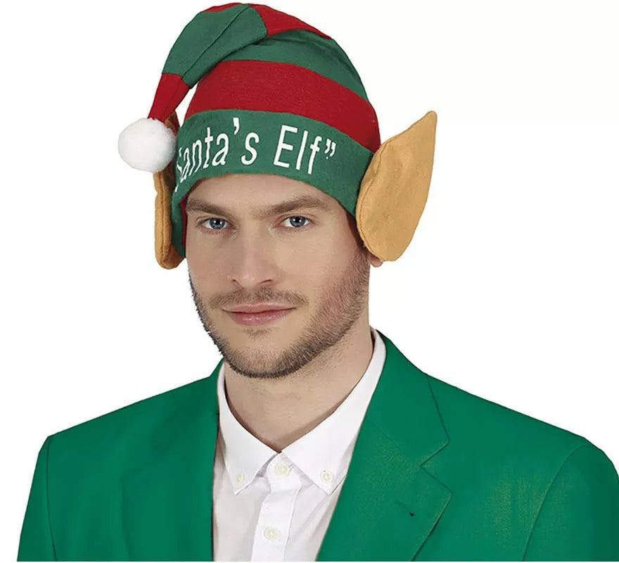 Translation missing: de.Gorro Elfo verde y rojo con orejas