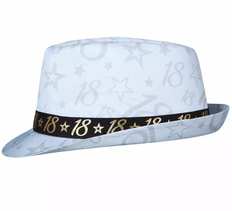 Translation missing: de.Gorro Gángster Blanco 18 Años Cumpleaños y Aniversarios