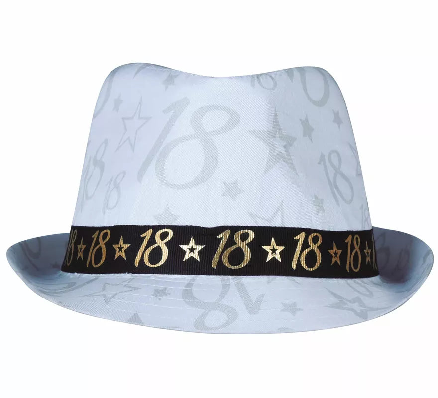 Translation missing: de.Gorro Gángster Blanco 18 Años Cumpleaños y Aniversarios