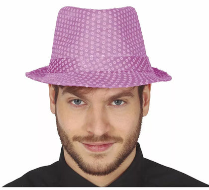 Gorro Gángster Clásico con Lentejuelas en varios colores