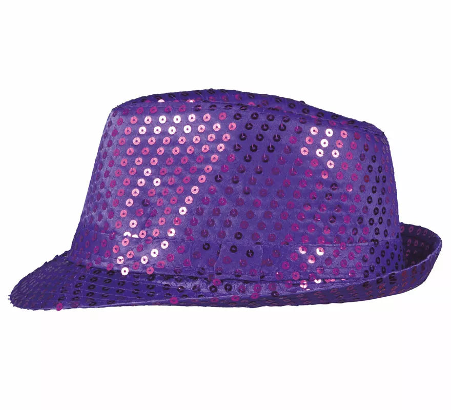 Gorro Gángster Clásico con Lentejuelas en varios colores