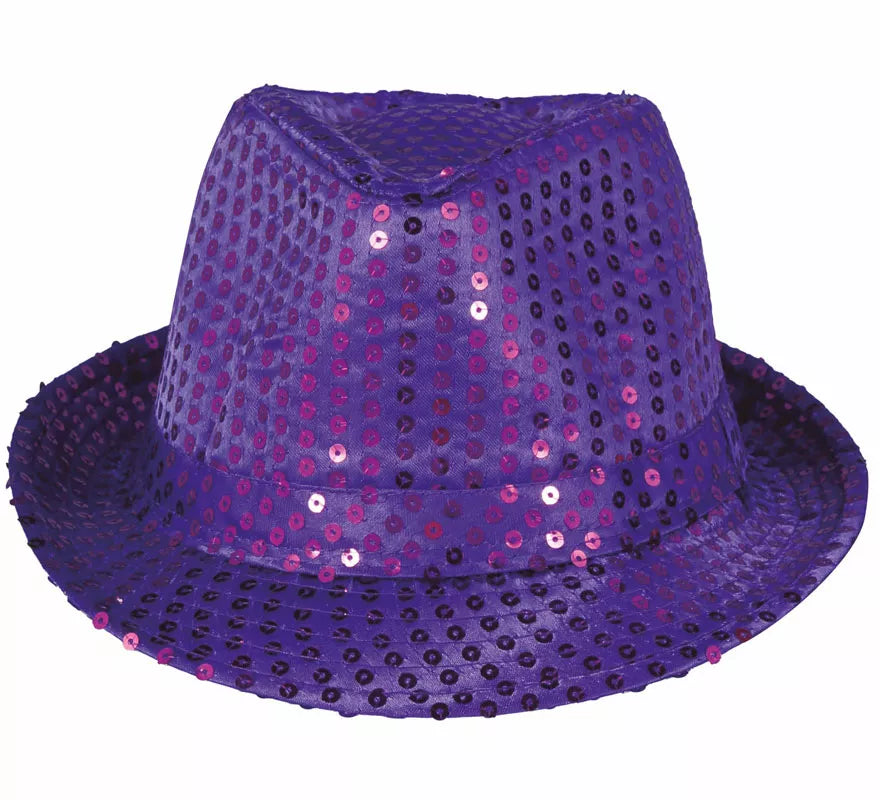 Gorro Gángster Clásico con Lentejuelas en varios colores