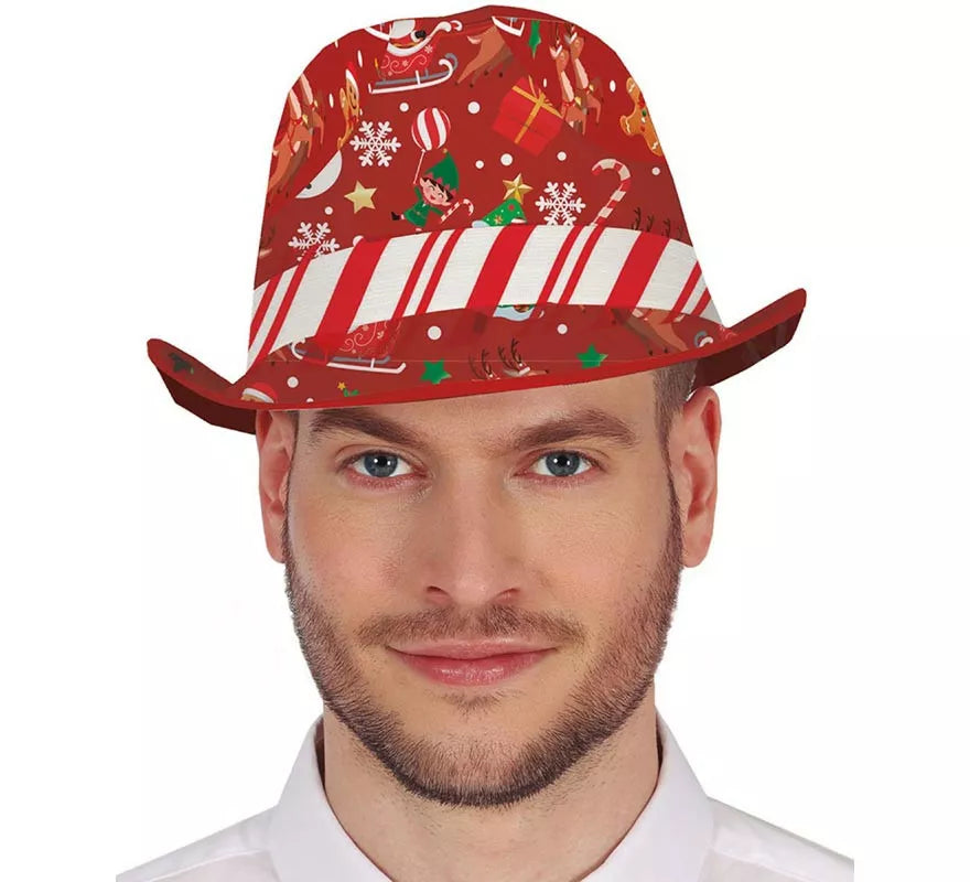 Translation missing: de.Gorro Gánster Navideño Bastón de caramelo