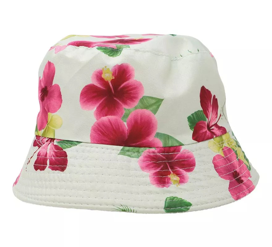 Gorro Hawaiano de Flores para adultos