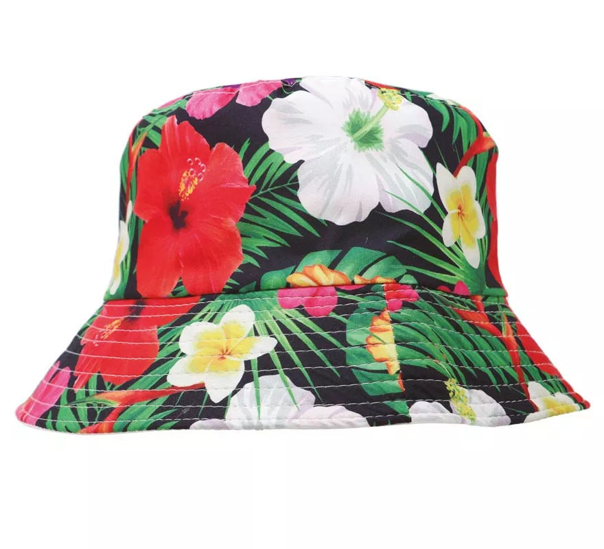 Translation missing: de.Gorro Hawaiano Flores Tropical adulto
