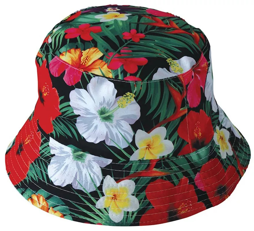 Translation missing: de.Gorro Hawaiano Flores Tropical adulto