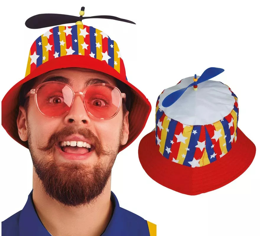 Translation missing: de.Gorro multicolor con Hélice