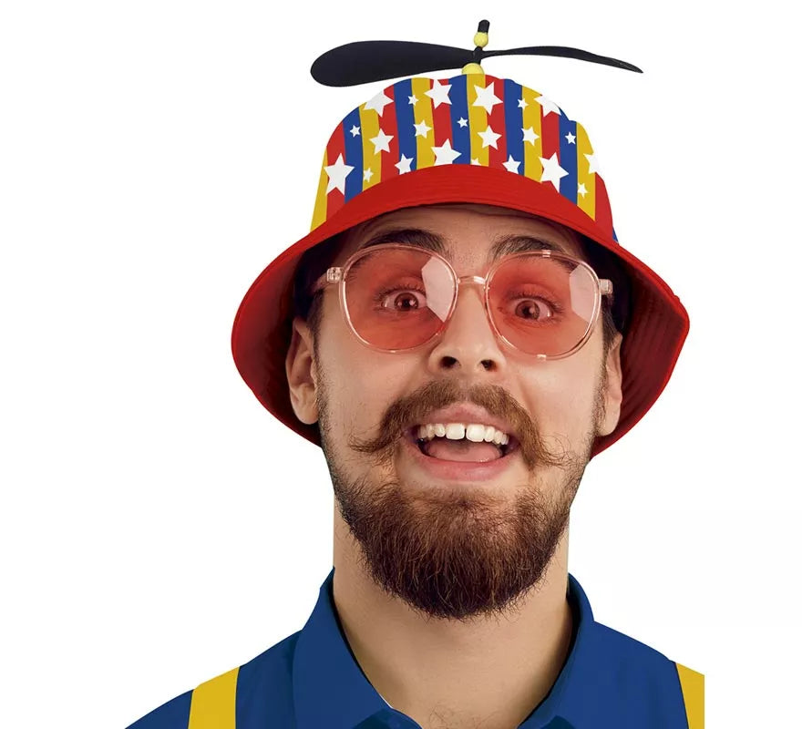 Gorro multicolor con Hélice