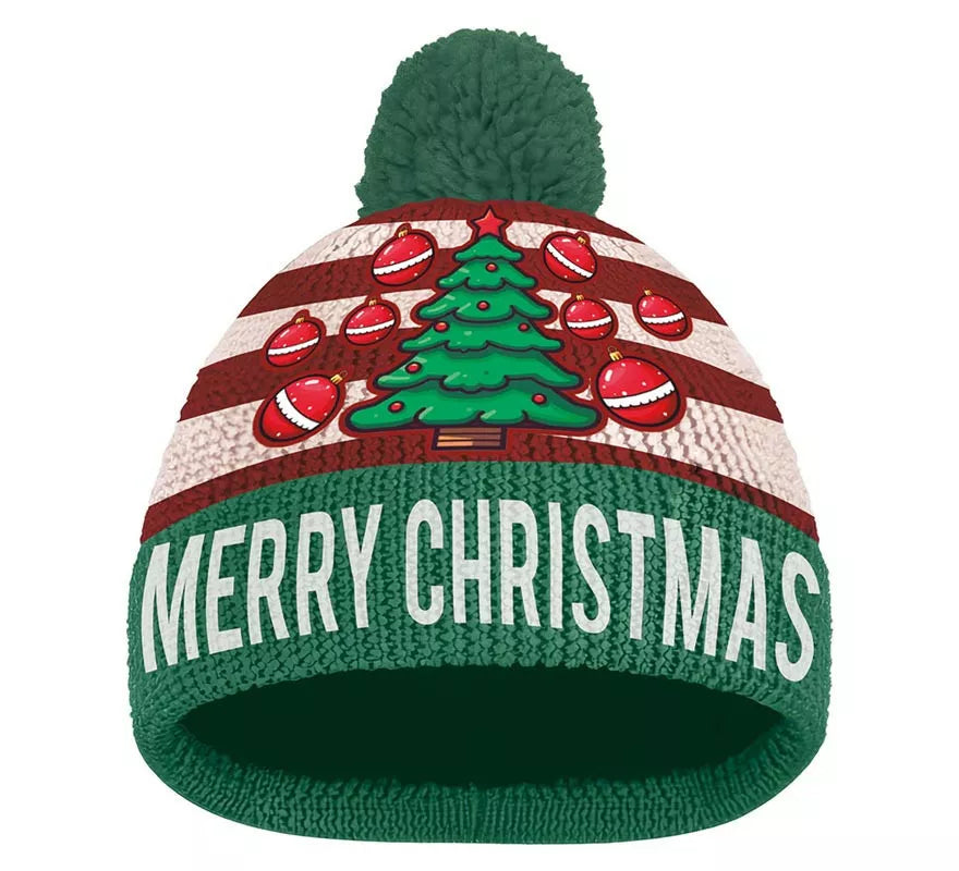 Translation missing: de.Gorro Navideño efecto verde Lana