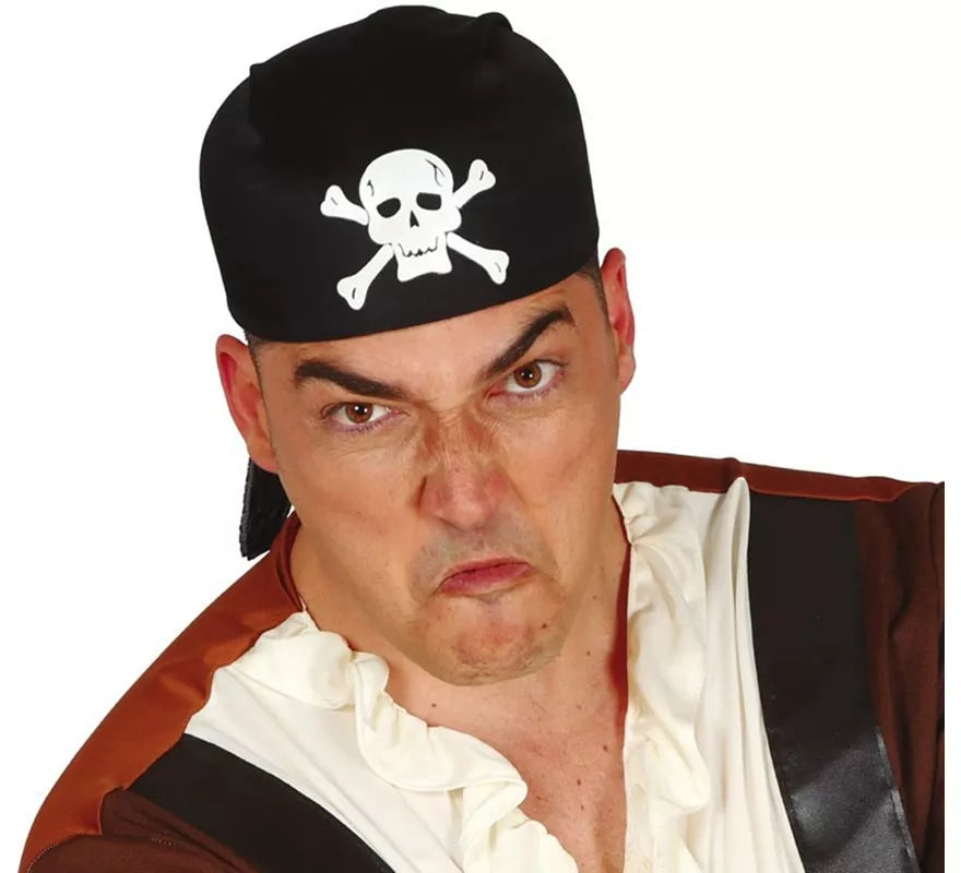 Translation missing: de.Gorro o Bandana de Pirata negro de tela