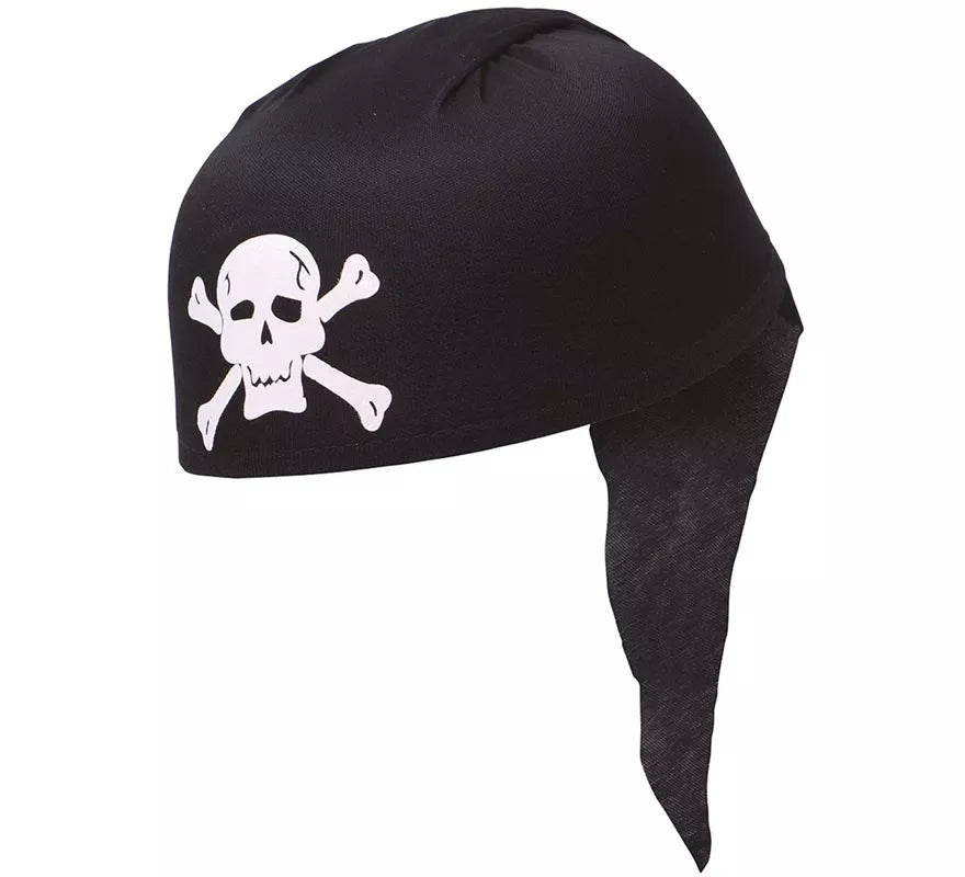 Translation missing: de.Gorro o Bandana de Pirata negro de tela