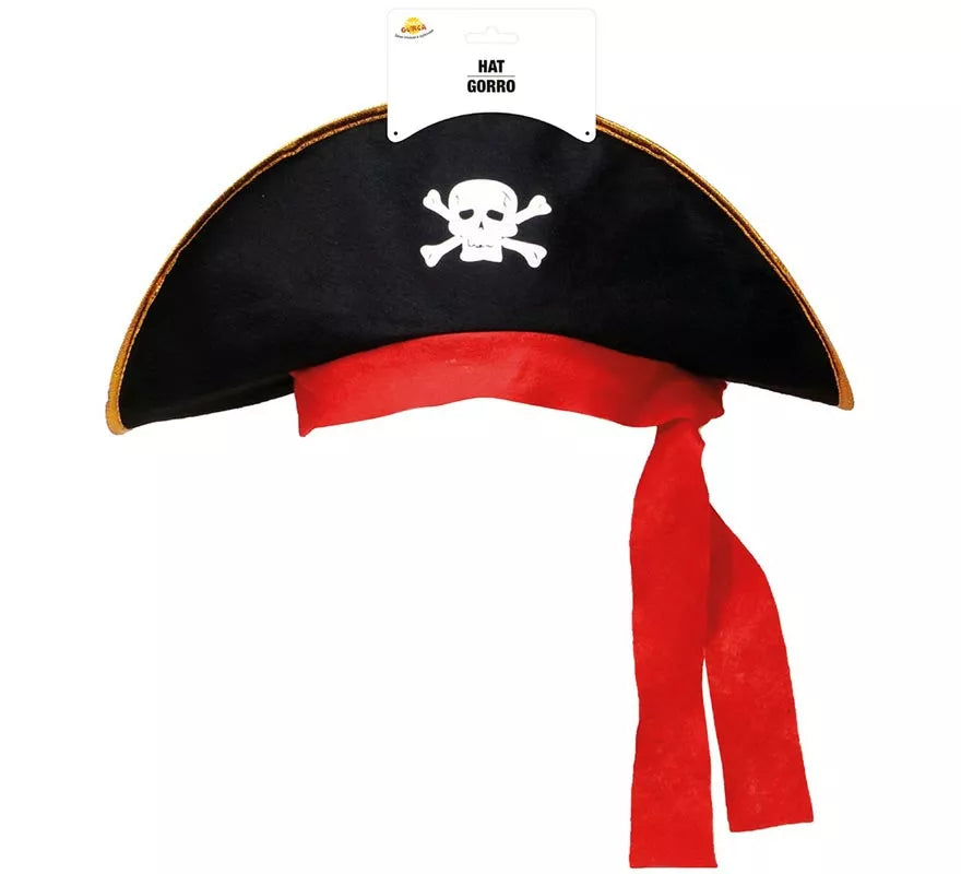 Translation missing: de.Gorro o Sombrero de Pirata negro con Calavera