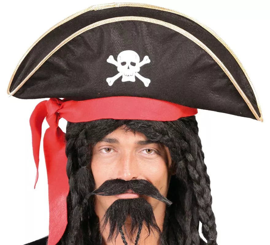 Translation missing: de.Gorro o Sombrero de Pirata negro con Calavera