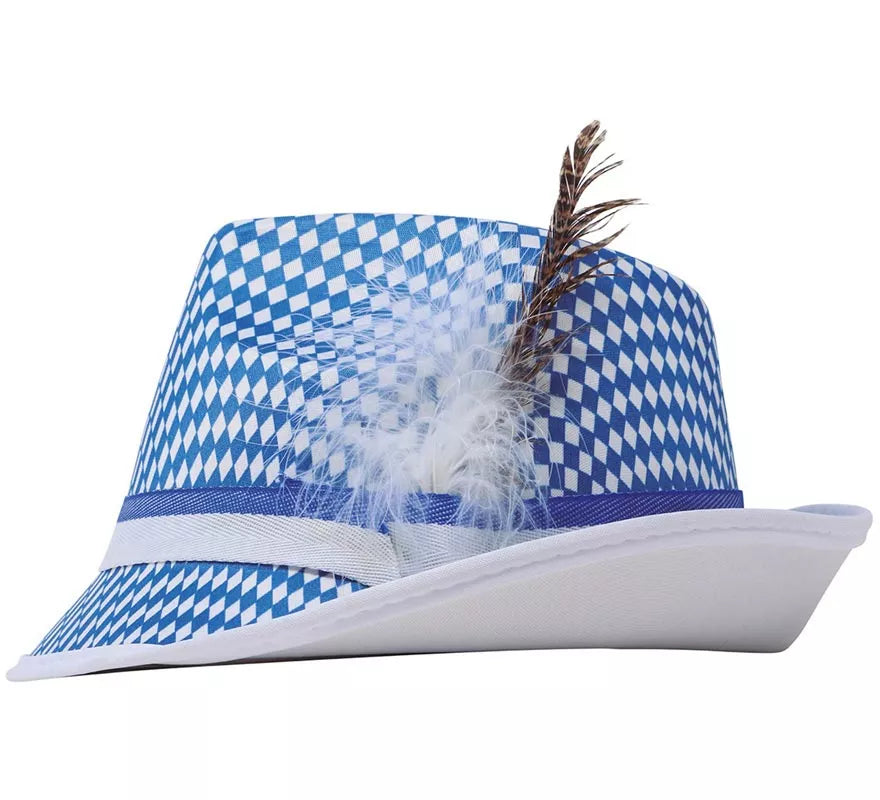 Gorro Oktoberfest Azul y Blanco