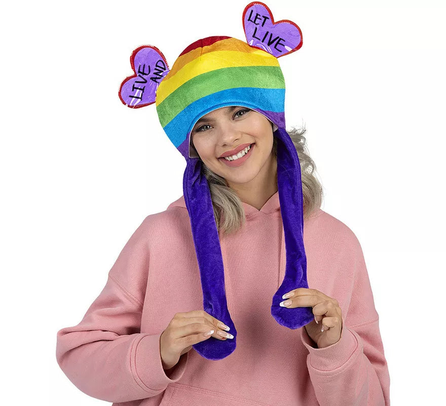 Translation missing: de.Gorro Orejas Arcoíris con movimiento