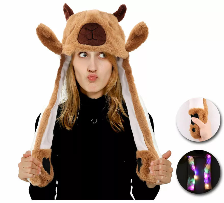 Translation missing: de.Gorro Orejas Capibara con Movimiento y luz