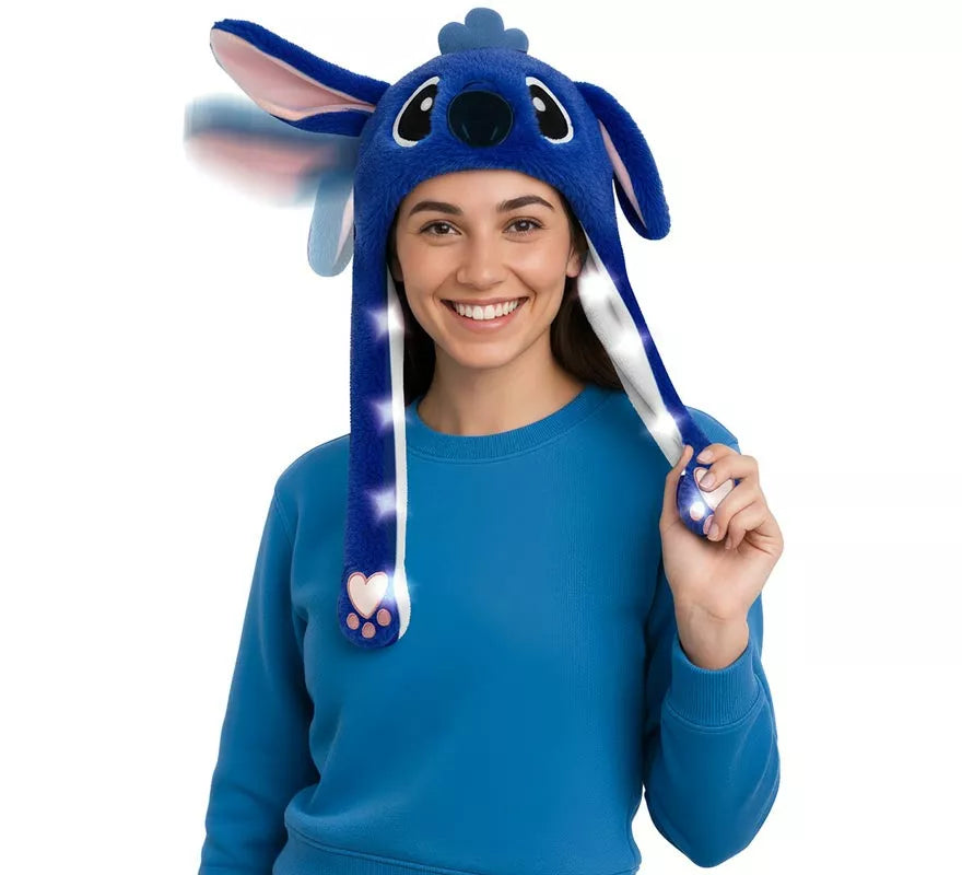 Translation missing: de.Gorro Orejas Monstruito azul con Movimiento y luz