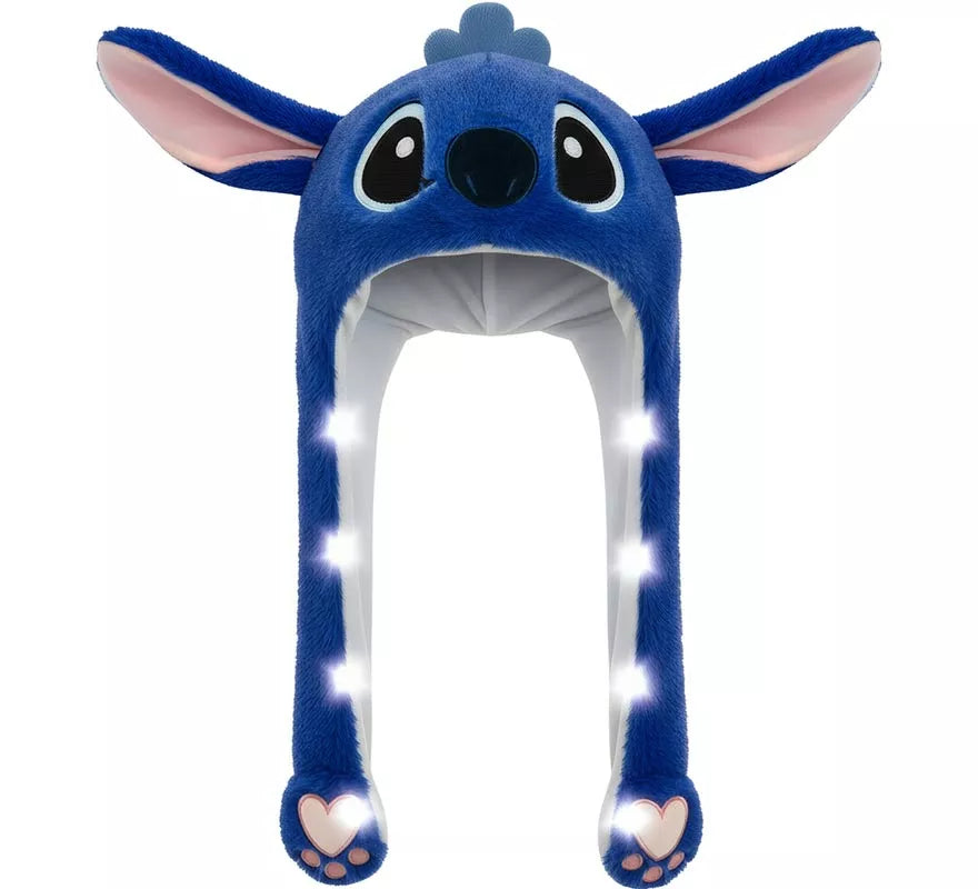 Gorro Orejas Monstruito azul con Movimiento y luz