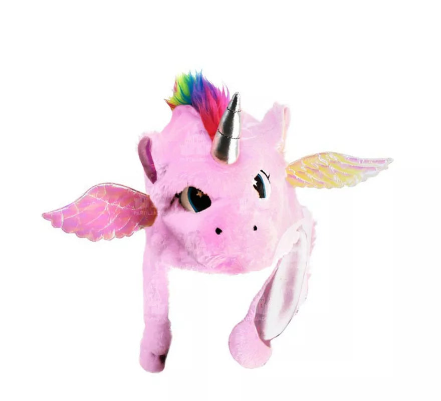 Translation missing: de.Gorro Peluche Unicornio rosa