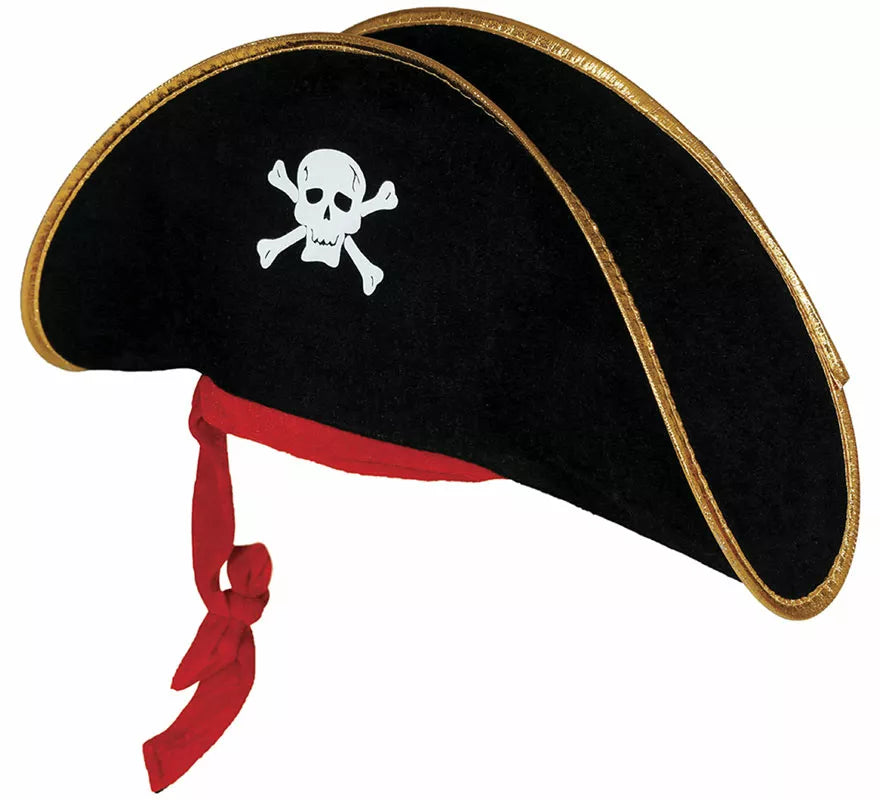 Gorro Pirata de terciopelo adulto