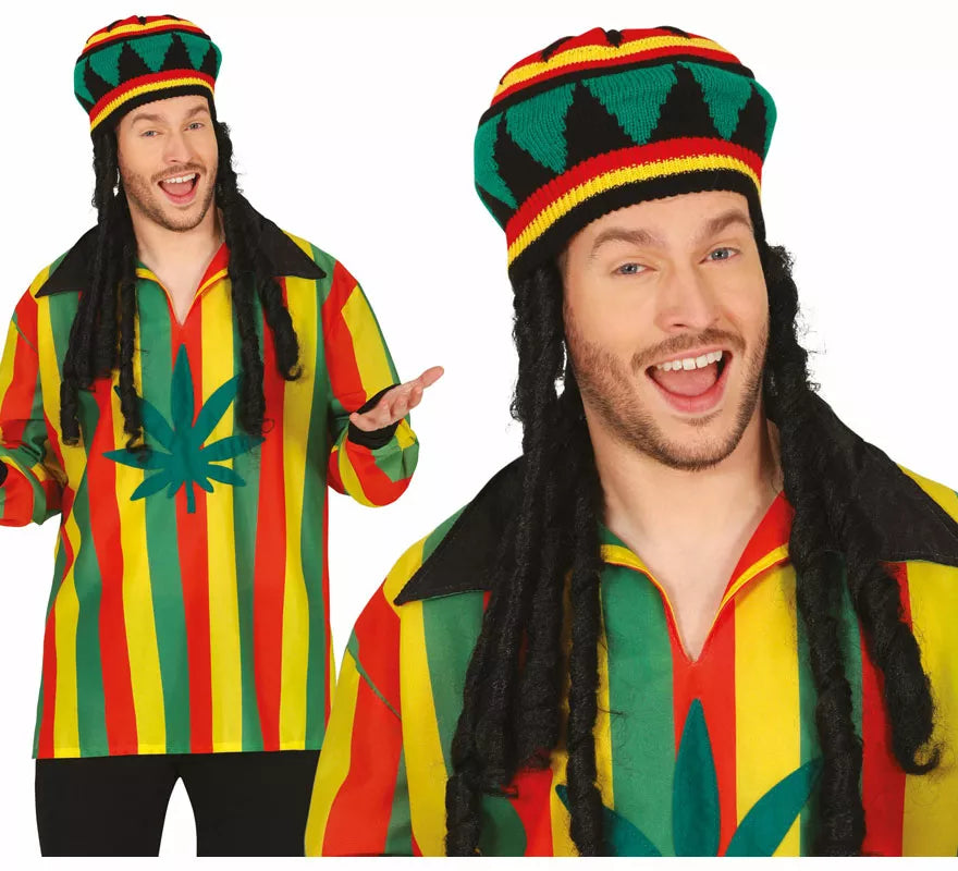 Translation missing: de.Gorro Rasta con pelo clásico adulto