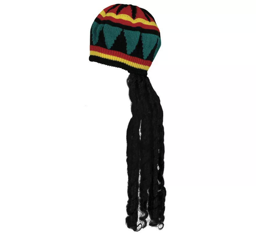 Translation missing: de.Gorro Rasta con pelo clásico adulto