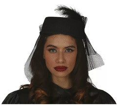 Hut und Schleier Black Widow