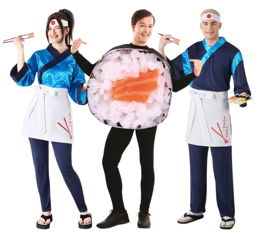 Gruppe der Sushi-Liebhaber