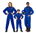 Grupo de astronauta Space azul