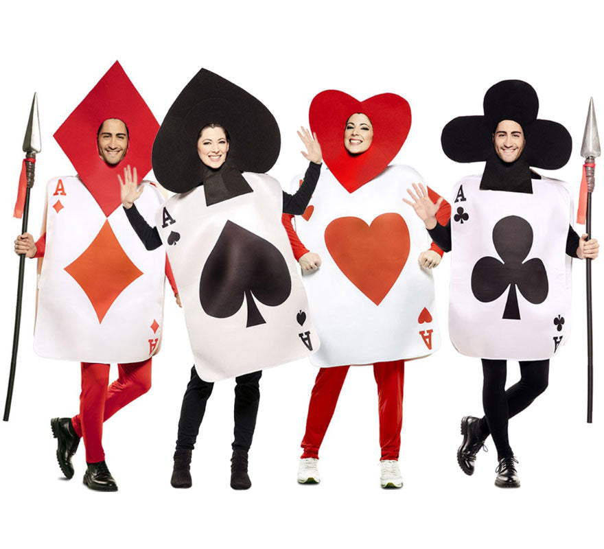 Gruppe von Pokerkarten
