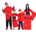 Grupo de Chinos color rojo
