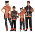 Grupo de chinos en color naranja