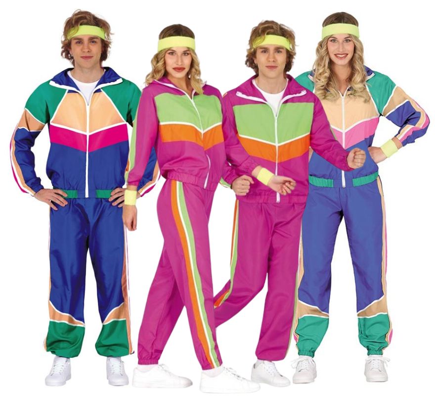 Gruppe von Sportlern aus den 80er Jahren